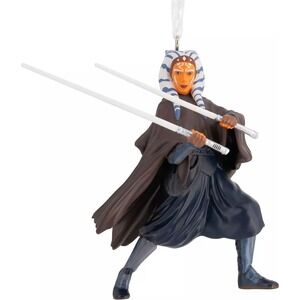 Hallmark Star Wars: Ahsoka Ahsoka Tano Christmas Ornament, May The 4th